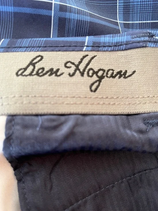 BEN HOGAN Plaid Lightweight Golf Shorts Resortwear Vacation Summer Preppy Casual - Picture 6 of 12
